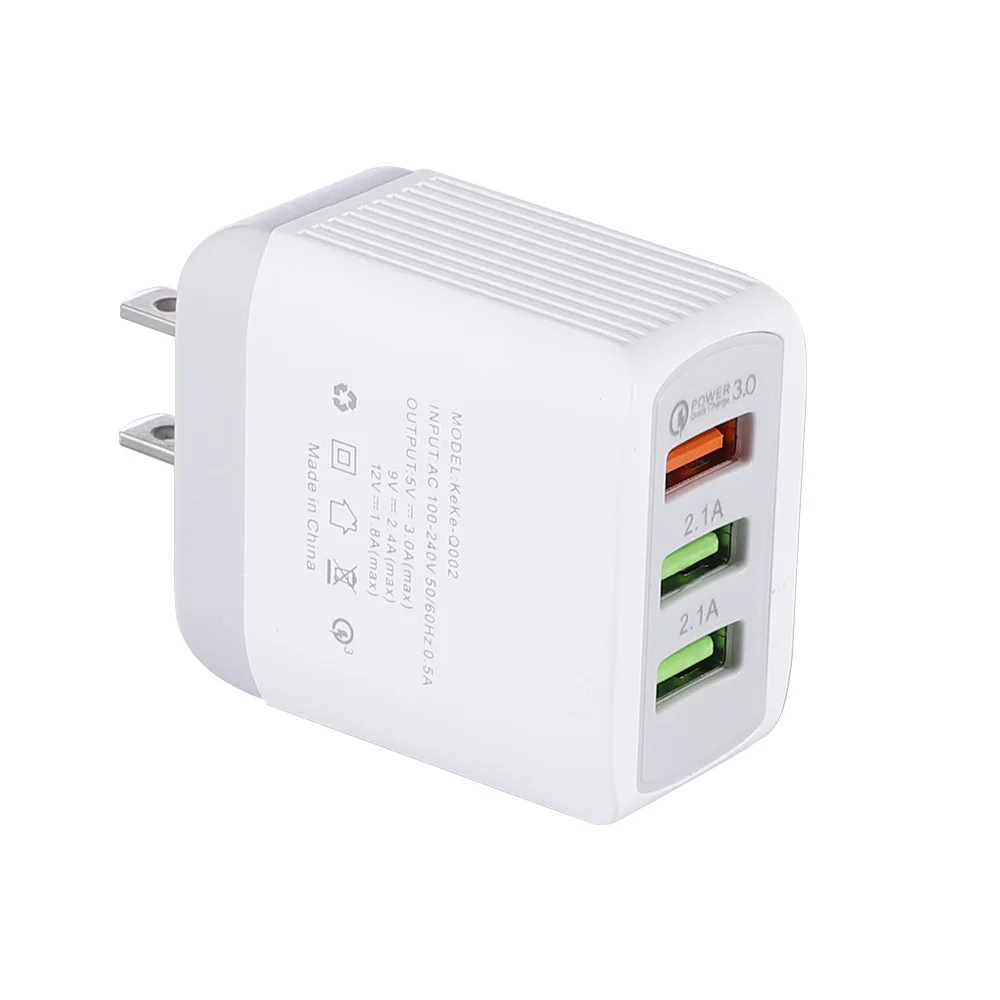 Bakeey многопортовый QC3.0 3A Быстрая зарядка USB зарядное устройство адаптер для iphone 8 Plus XS 11 Pro Oneplus 7T Pro huawei P30 Pro 5G