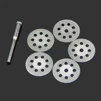 

5PCS Mini Sharp 22mm Tools With A Rod Rotary Diamond Cutting Discs Disks