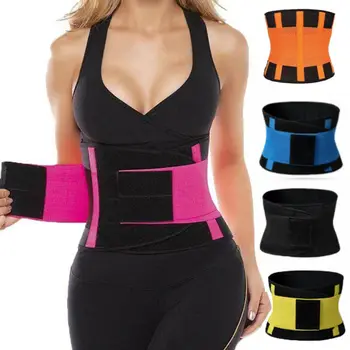

Brand New Women Sport Waist Support Corset Trainer Training Shaper Body Shapewear Underbust Cincher Control Patchwork 2019
