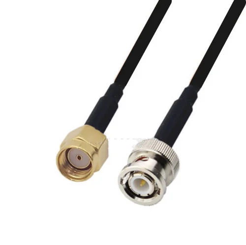 

LMR240 50-4 RF coaxial Cable Kabel RP-SMA Male to BNC Male Connector LMR-240 Low Loss Coax Pigtail Jumpe Cable