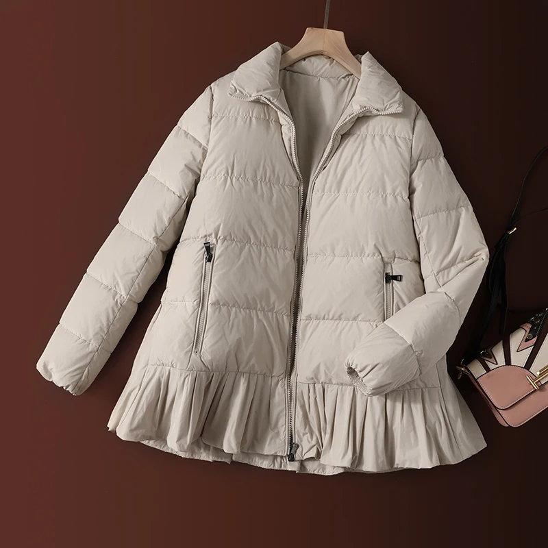 Duck Down Jacket Women 90 White Duck Down Junior