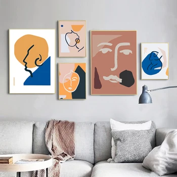 

Nordic Modern HD Prints Home Decoration Abstract Line Wall Art Painting Picture Canvas Poster For Living Room Watercolor Modular