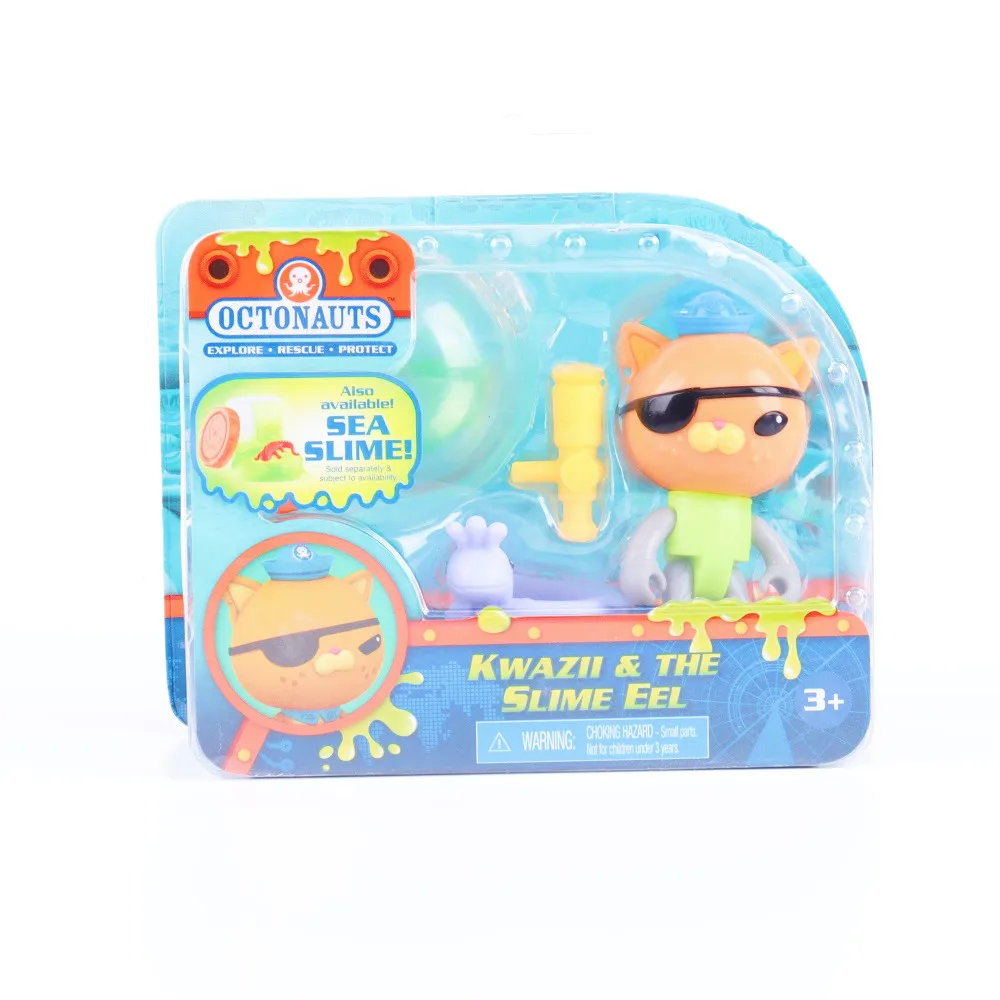 Octonauts 6 Different styles Barnacles Peso Kwazii Tweak Vegimal Gift box Anime Mini Action Figure Model Toys Christmas Gift