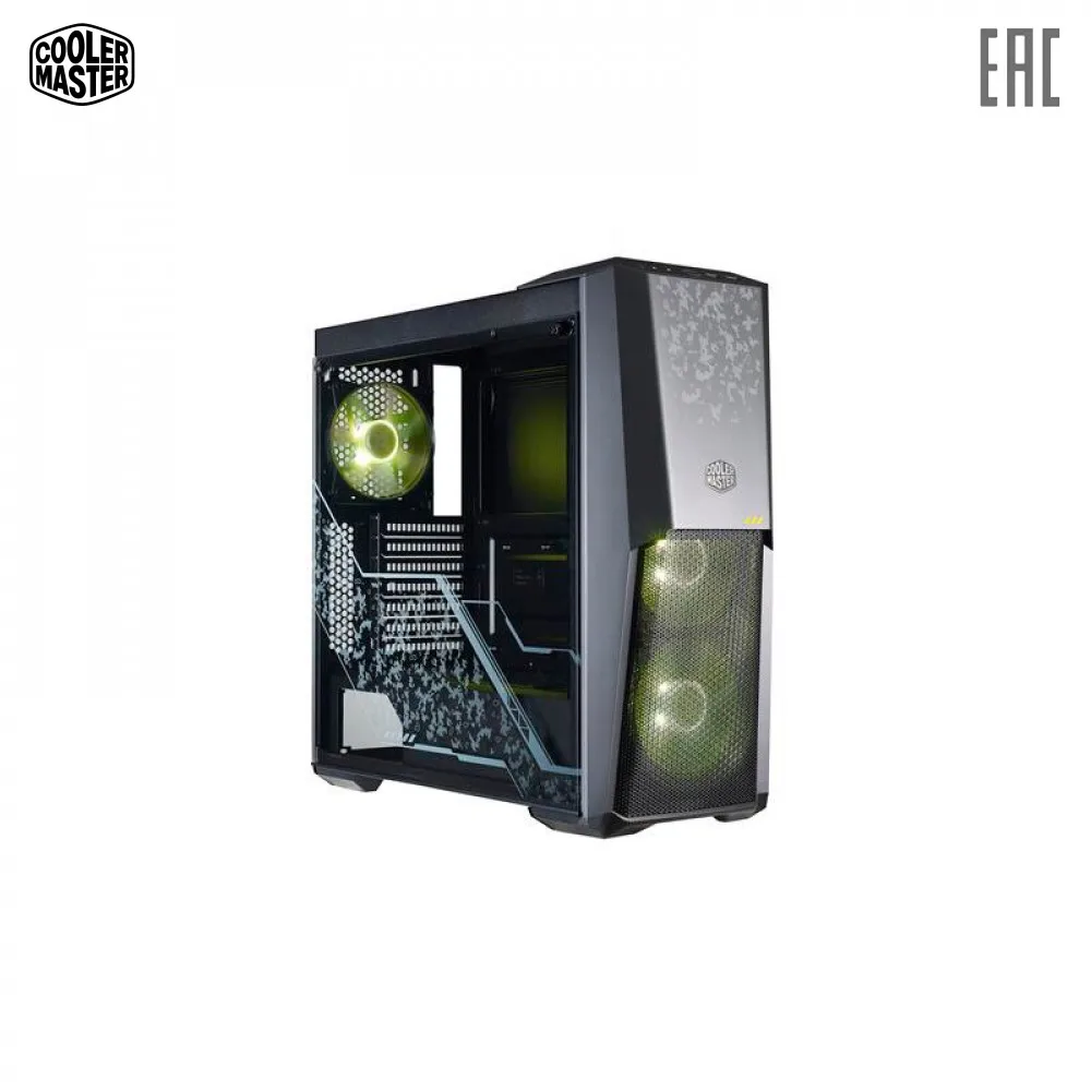 Корпус COOLER MASTER MasterBox MB500 TUF Edition MidiTower без Б/П ATX MicroATX MiniITX Цвет черный MCB-B500D-KGNN-TUF |