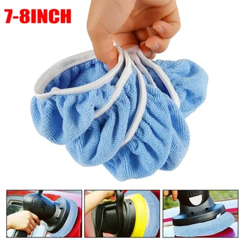 

5-10Inch Car Polisher Pad Blue Automobile manufacturing Bronze Microfiber