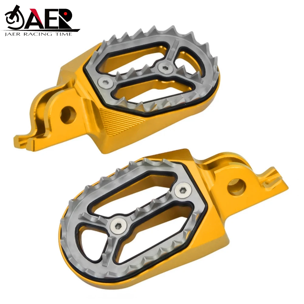 JAER CNC мотоциклетные подножки педали подножки для suzuki rm Z250 2005-2006 KX250 2005-2008 KX250F 2005