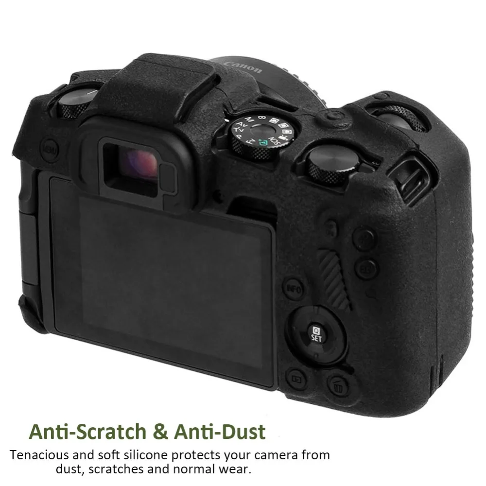Мягкий силиконовый резиновый чехол для Canon EOS RP цифровая камера Личи Текстура поверхности защитный корпус протектор