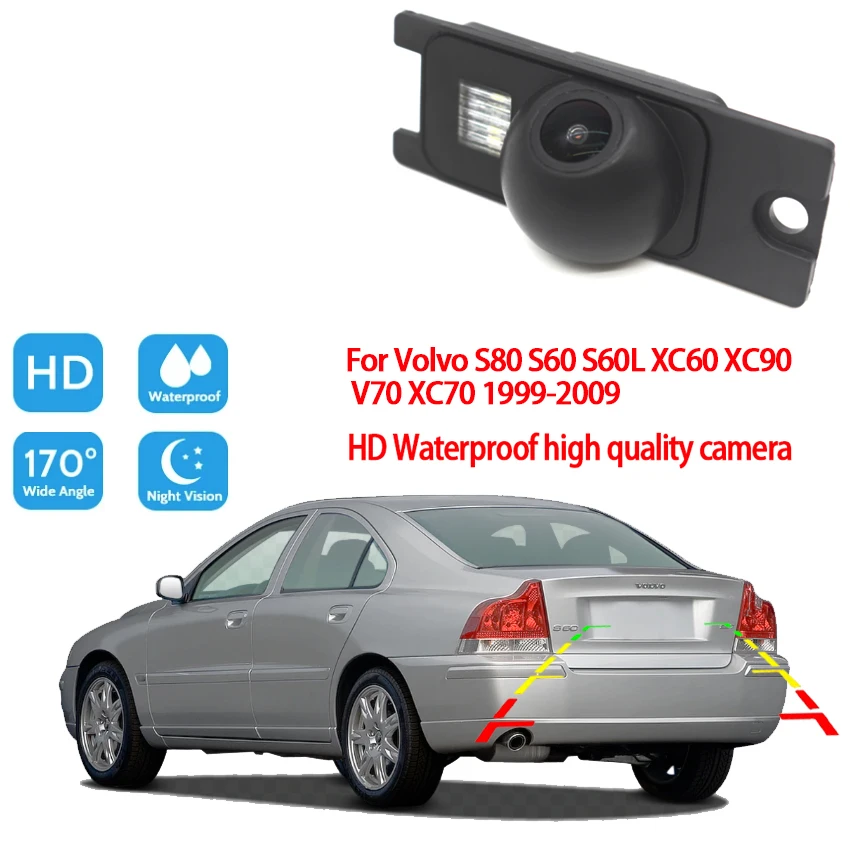 Камера заднего вида для Volvo S80 S60 S60L XC60 XC90 V70 XC70 1999-2009 автомобиля Резервное
