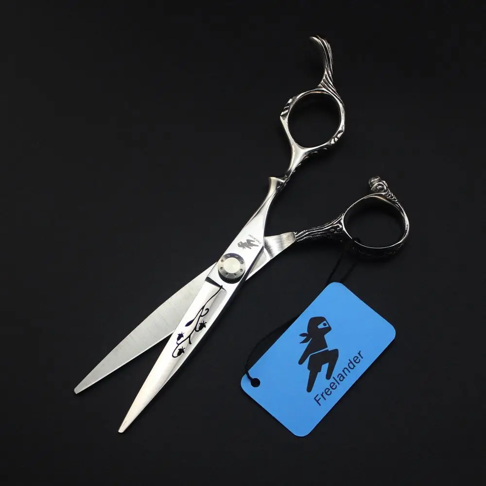 Freelander 6.0 Inch Professional Hairdressing Scissors Set Hair Cutting Thinning Scissors Barber Shears Makas