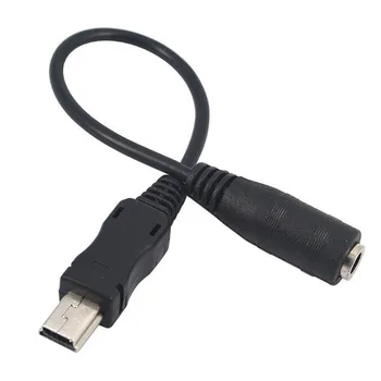 

Hot sale Mini USB Male to 3.5mm Jack Female Audio Cable Cord for Motorola V3 Audio Cable Cord Adapter