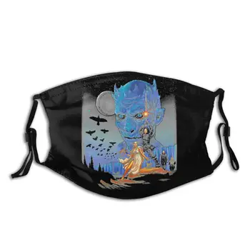 

Throne Wars Reusable Face Mouth Mask With Replaceable PM2.5 Filters 3D Print Anti Bacterial Protection Cover Respirator