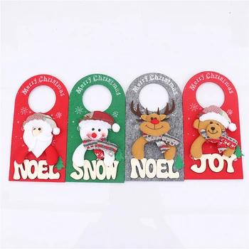 

1Pcs Santa Claus Snowman Elk Bear Christmas tree Pendants Hanging Ornaments Xmas Decor New Year Gift Home Party Decoration 63187