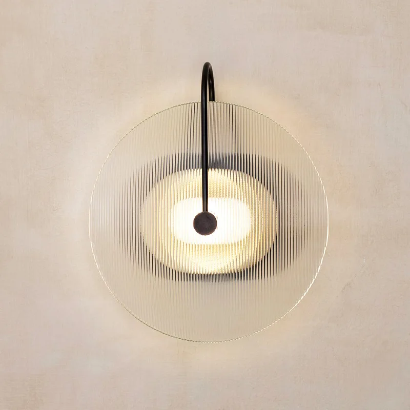 

loft bedroom light crystal corridor bedside aisle espelho cabecero de cama