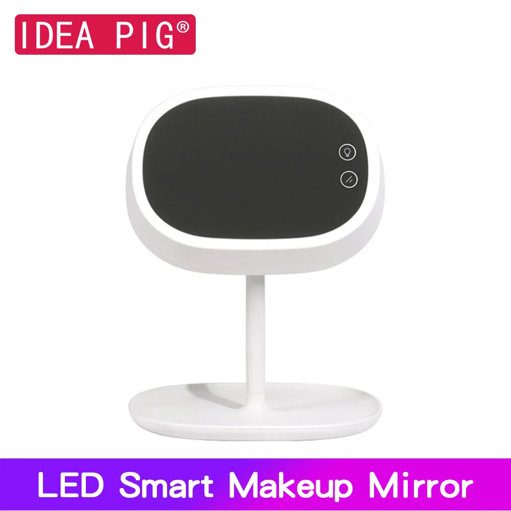 Cute Lady Makeup Mirrors DIY LED Lamp Table Light For Woman Beauty Makeup Christmas Wedding Gift Home Decoration Accessories