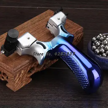 

High Precision Flat Leather Slingshot Big Power Catapult Outdoor Hunting Shooting Professional Sling Shot Traditional Fast Bow