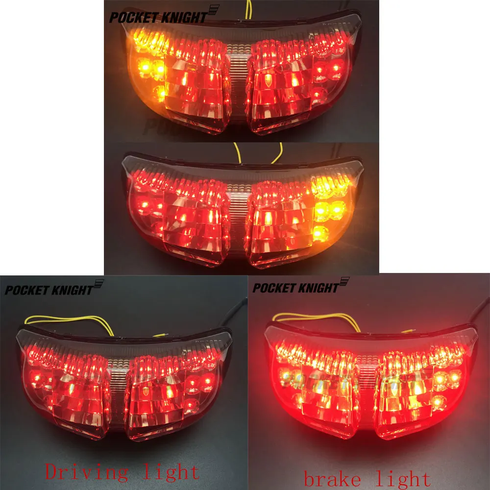 Светодиодный задний стоп-сигнал для YAMAHA FZ8 2010-2013 FZ1 2006-2013 мотоцикл Встроенная задняя подсветка мигающая лампа