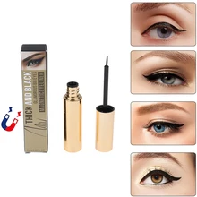 Водостойкая Магнитная подводка для глаз, магнитные ресницы, быстросохнущая, стойкая к поту, стойкая, для больших глаз, макияж, жидкая подводка для глаз