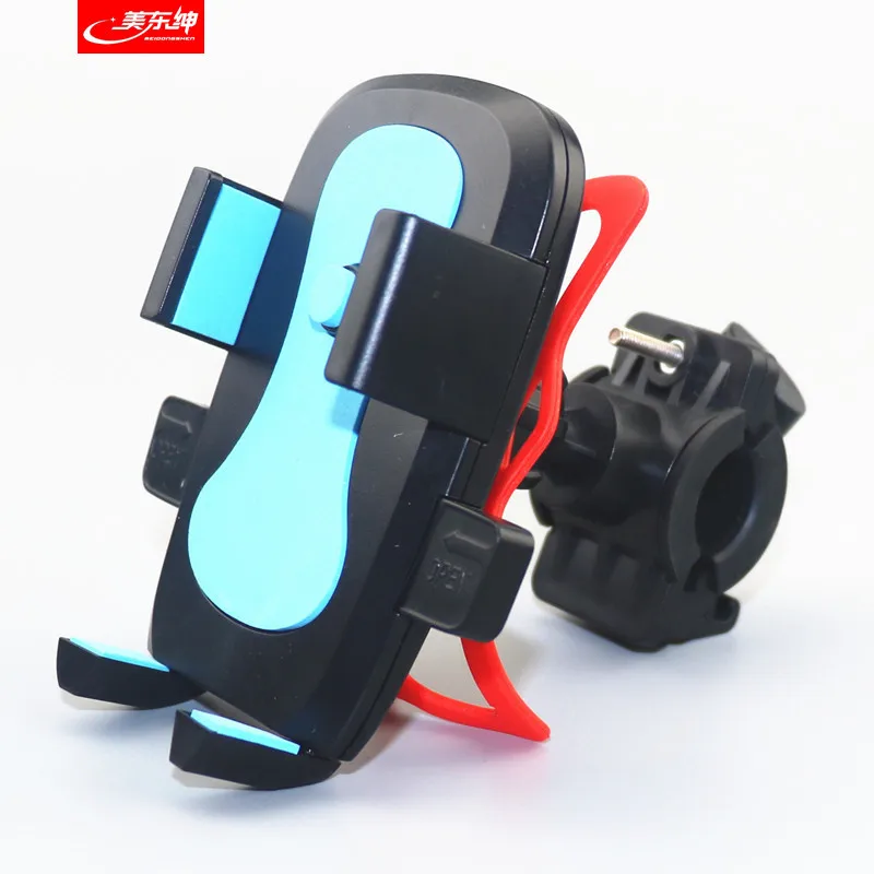 New Style Bicycle Cellphone Holder Riding Motorcycle Shock-resistant Handlebar Automatic Lock Mobile Phone Bracket Manufacturers