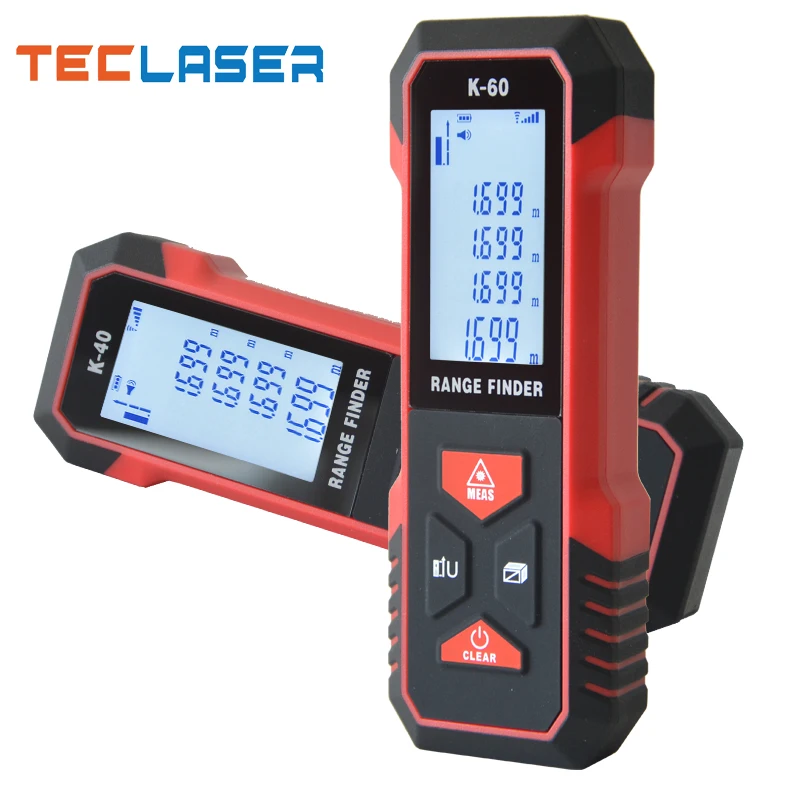

TECLASER Laser meter 40m 60m Medidor de distancia laser Laser measurement tape Laser measuring device Digital measure tape