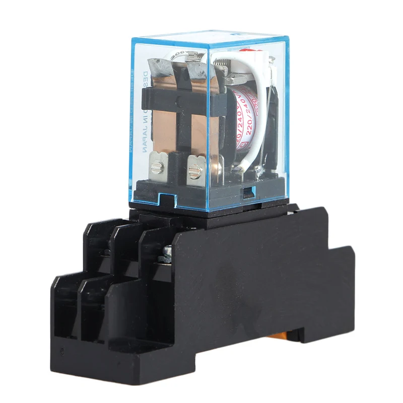 

Relay LY2NJ AC 220V 10A With 8 Pin + Socket Base