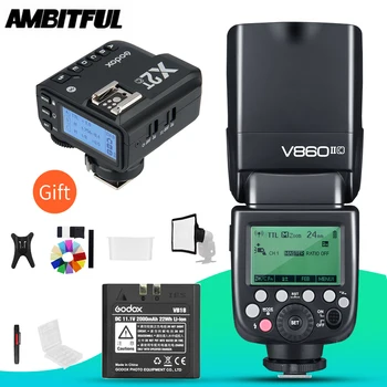 

Godox V860II-S V860II-C V860II-N V860II-F V860II-O TTL HSS Flash with X2T-S/C/N/F/O Trigger for Sony Canon Nikon Fuji Olympus