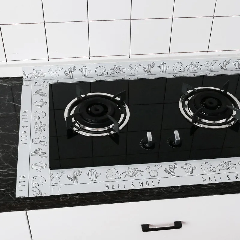 Kitchen Stove Gap Oil Proof Mildew Mold Tape Aluminum Film Paste Bathrooms Cooker Wall Corner Adhesive Glue Tape Dropshipping