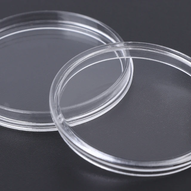 2022 Új 1 Pc 38,6 Mm Kerek Akril Érme Kapszula Tiszta Tároló Tartó Ezüst Oz - Image 6