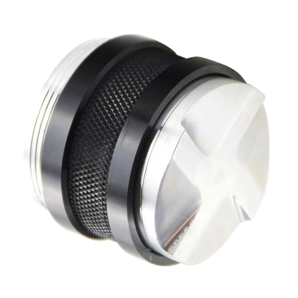 Smart Coffee Tamper 58mm Coffee Distributor Leveler Tool with Four Angled Slopes (Black)