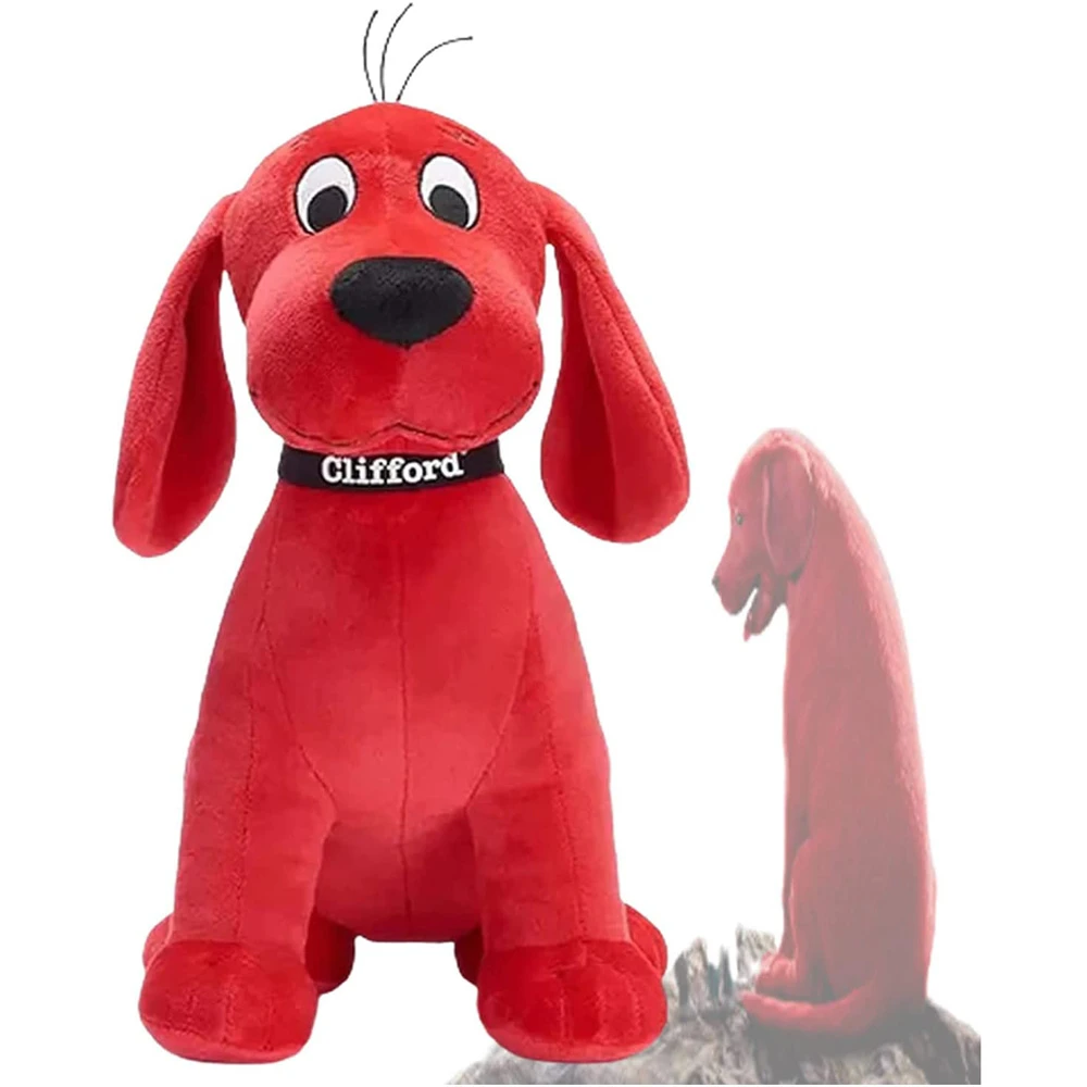 子供のための犬のぬいぐるみ 大きな赤い犬のぬいぐるみ 柔らかくてぬいぐるみ 漫画のキャラクター 誕生日プレゼント Null Aliexpress