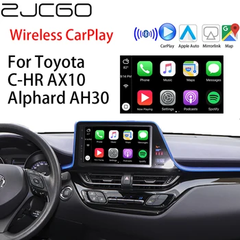 

ZJCGO Wireless Apple CarPlay Android Auto interface adapter BOX For Toyota C-HR AX10 Alphard AH30