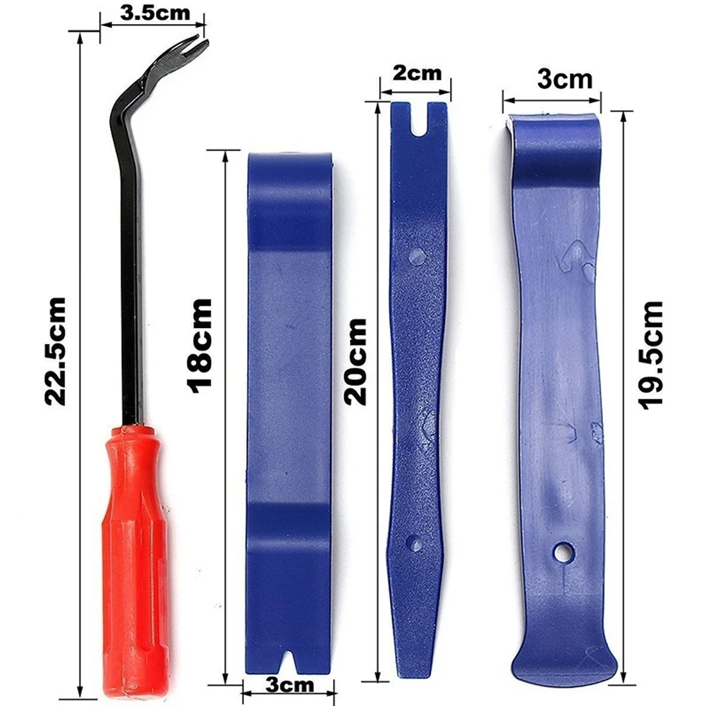 12pcs Quality Car Radio Removal Tools Hand Tool Set Door Dash Panel Audio Stereo Trim Removal Pry Tool Kit Clip Panel