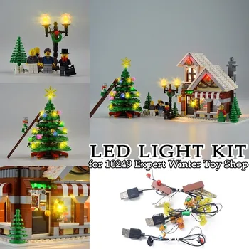 

LED Lighting for 10249 Winter House Toy Shop Decoration Moc Building Blocks Toys Bricks Decorative Lights Toy Bricks
