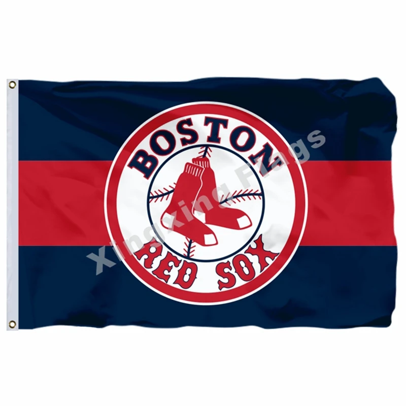 Boston Red Sox флаг 3ft x 5ft полиэстер баннер летающие Размеры № 4 90x150 см Изготовленный На Заказ Флаг