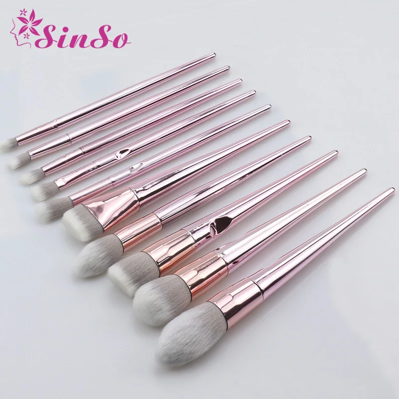 

SinSo Kabuki Makeup Brushes Set Pro 1/10pcs Make up Brushes Kit Foundation Eye Shadow Highlighter Blending Cosmetic Brush Tools