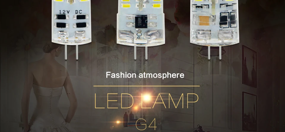 6 шт G4 светодиодный лампы SMD 2835 3014 AC/DC 12V AC 220 В 1 Вт 3 Вт Светодиодная лампа-кукуруза позолоченная люстра лампа светодиодный светильник на замену галогеновым лампам, Bombillas