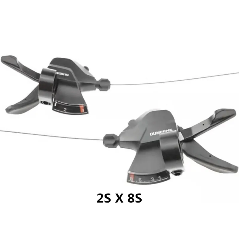 2X8S 16S pair SHIMANO ALTUS SL-M310 обновления/SL-M315 относится к руль для горного велосипеда 3 S/8 S/24-speed 7-скорость сплит-2-скорость передачи - Цвет: 2X8S 16S pair