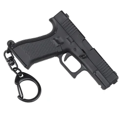 Pistol Keychains Trinket Gun Shape Keychain Detachable G45 Weapon Keyring Key Chain Weapon Rifle Sniper Novelty Gift Souvenir