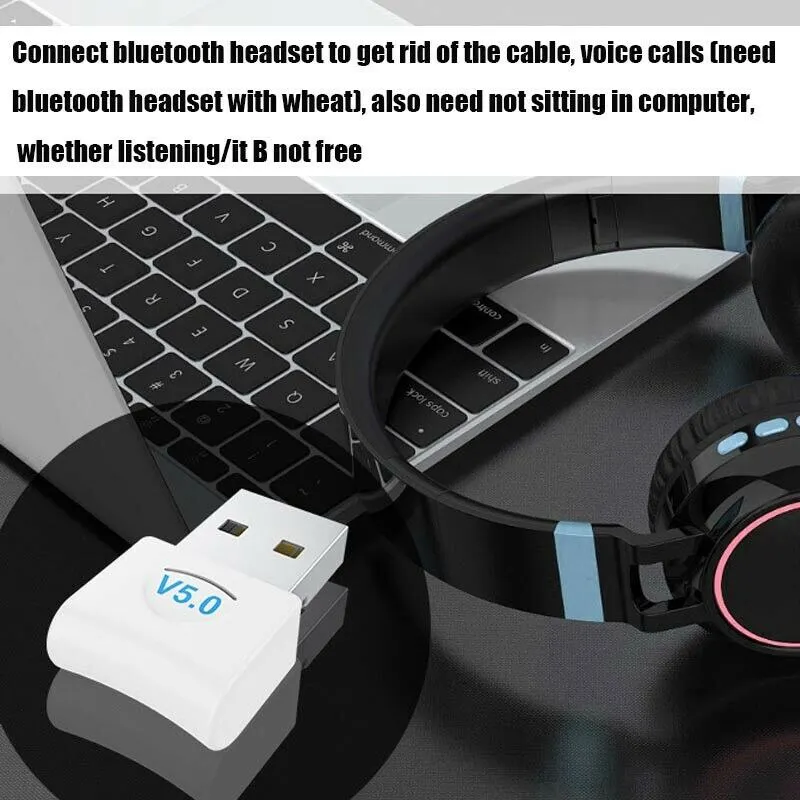 USB адаптер Bluetooth 5,0 портативный беспроводной аудио приемник заглушка передатчика гарнитура телефон ноутбук мышь клавиатура аксессуары
