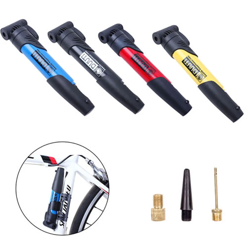 Tyre Pump Practical Durable ABS 4 Colors Tool Travel Mountain Bike Bike Pump Portable Inflator Cycling Accessories