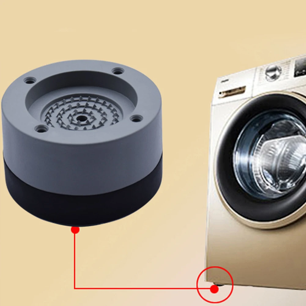 

4PCS Universal Washing Machine Shockproof Pad Anti-slip Foot Furniture Anti-vibration Rubber Floor Mat Floor Protection Mat