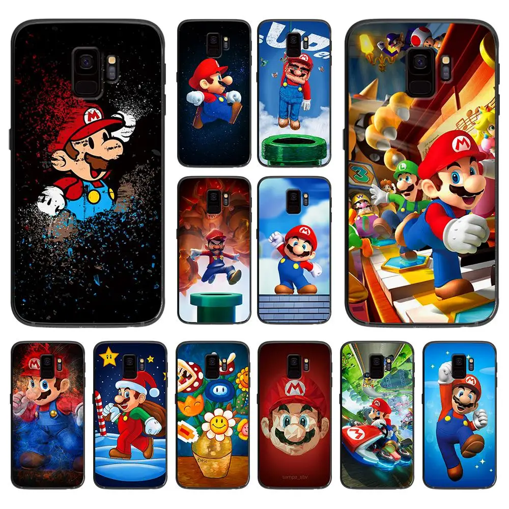

Cartoon plumber soft phone cover case for Samsung Galaxy S6 S7 S8 S9 S10e Plus Note 8 9 CASES