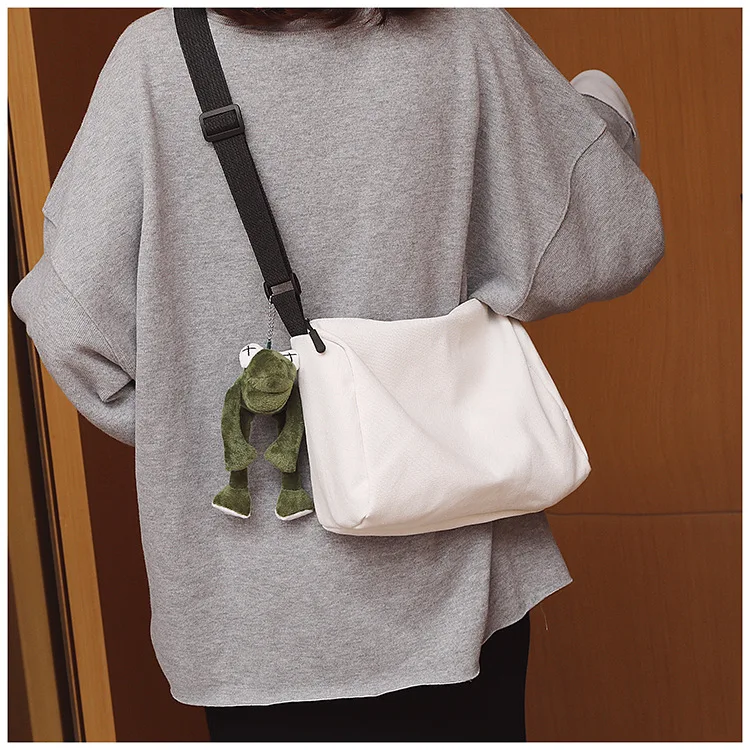 

Bag Women's 2019 New Style Fashion Korean-style Canvas Versatile Simple Large-Volume Tote Bag Shoulder Diagonal Hand Large Bag