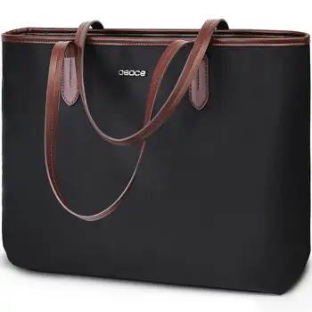 

OSOCE Briefcase Office 15.6 '' Laptop Totes For Women Business Nylon Waterproof Handbag Ladies Office Water Resistant Travel Bag