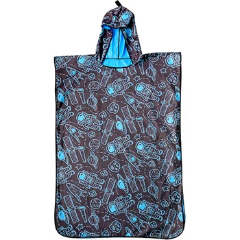 

Surf Poncho Changing Towel Robe/ with Doubles Up As A Beach Towel and Blanket, for Small-Sized Adults and Big-Sized Kids