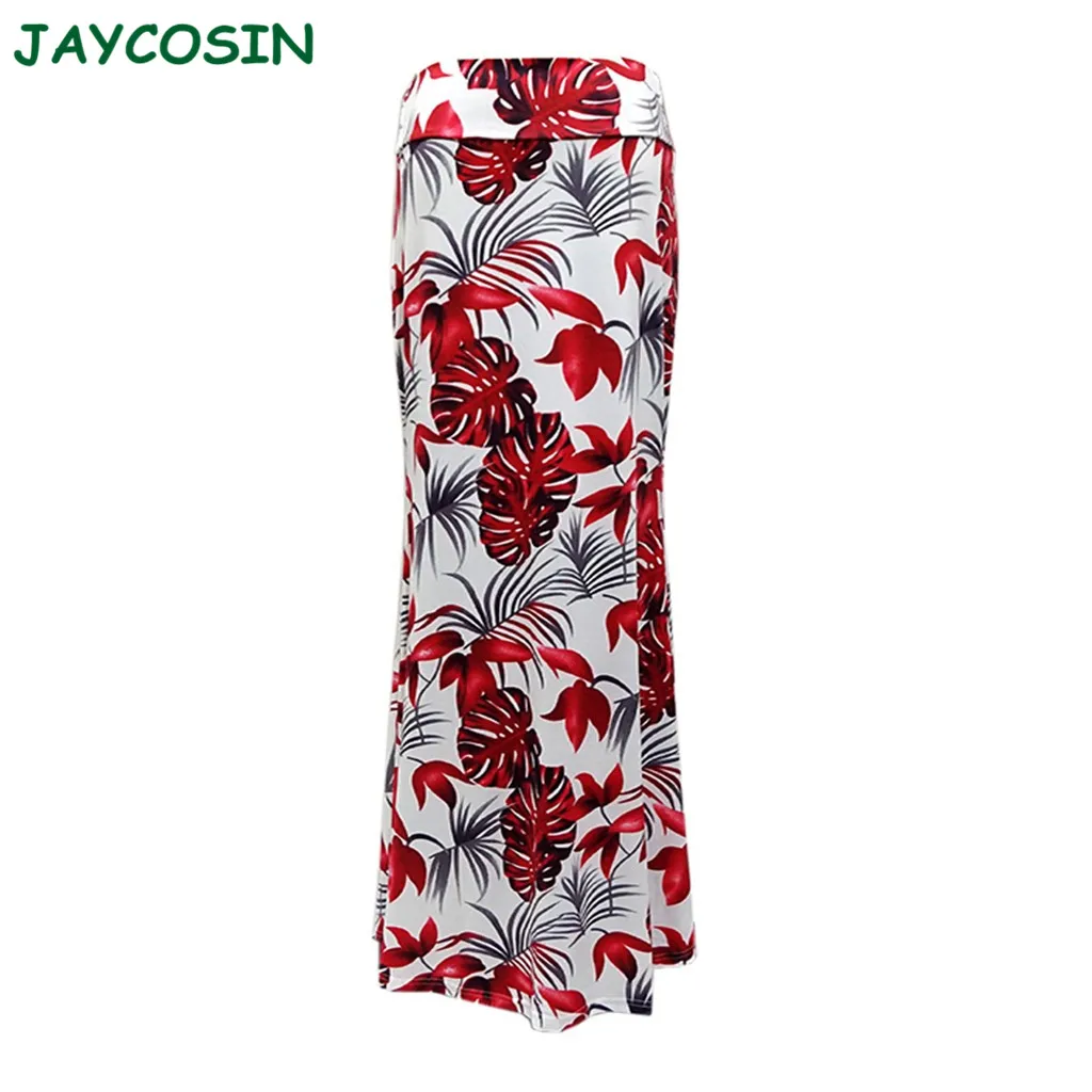 Женская одежда JAYCOSIN Зимняя женская юбка карандаш с цветочным принтом большие