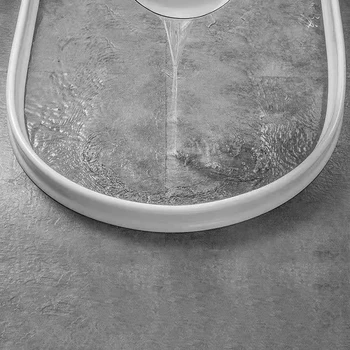 

Flexible silica gel bathroom water barrier flood dike rubber dam silica gel water barrier dry-wet separation home improvement is