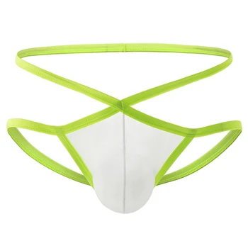 

Ice Silk Men Jockstraps underwear Seamless Men underwear pouch Push UP men thong string Lingerie Briefs Man Jocks