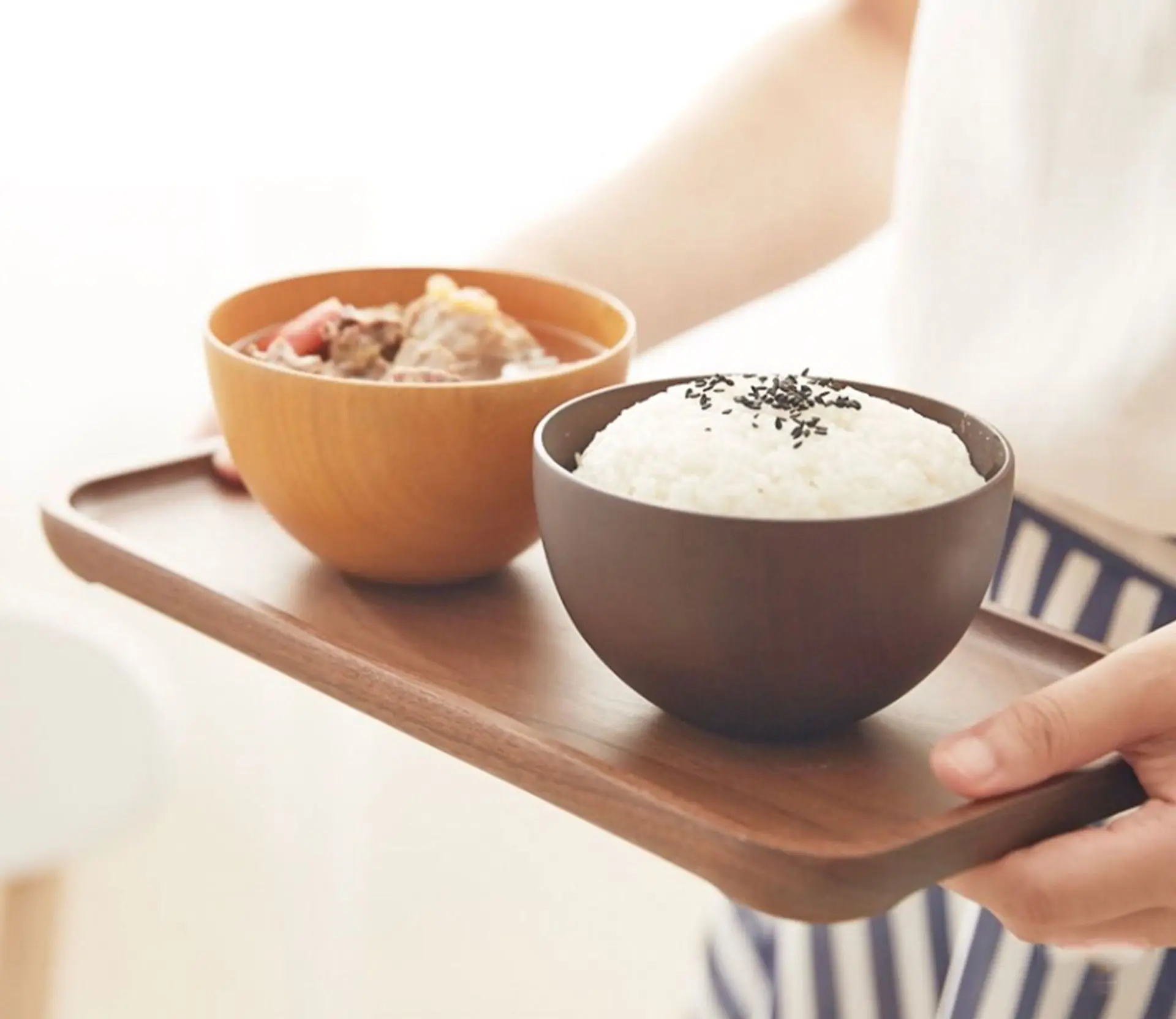 Мастер-звезда, японский стиль, Высококачественная Деревянная миска для лапши, Деревянная миска для супа, посуда для еды