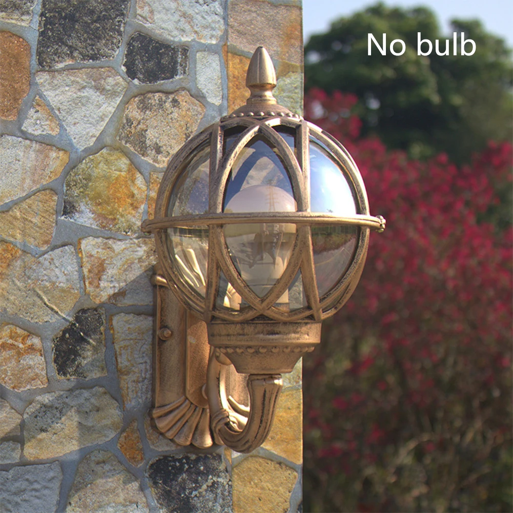 

E27 Corridor Lantern Aluminium Alloy Vintage Wall Lamp Fence Lighting Sconce Street Outdoor Waterproof Porch Light Courtyard