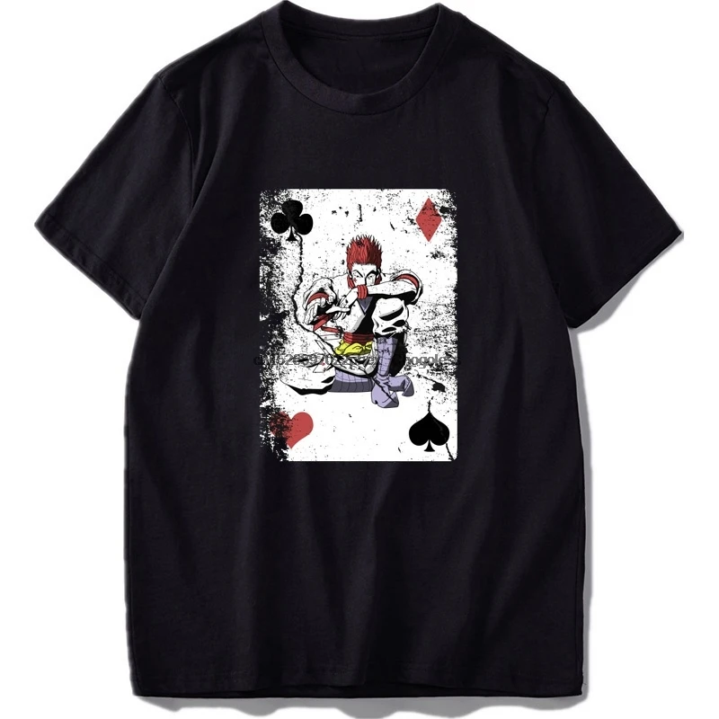 Hunter X Hisoka T-Shirt Men Awesome Tshirt Morow T Shirt Anime HxH Tee |